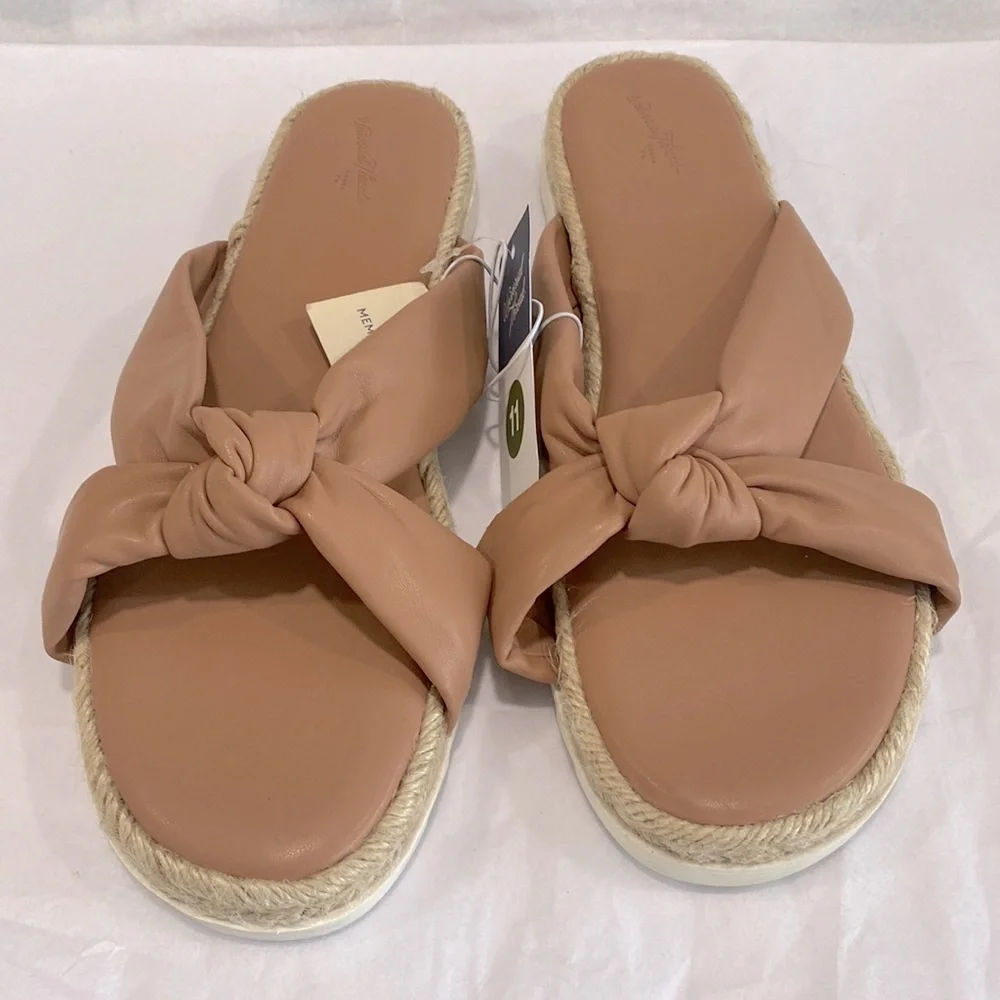 Women's Dena Knotted Espadrille Sandals - Universal Thread™ Tan Size 11